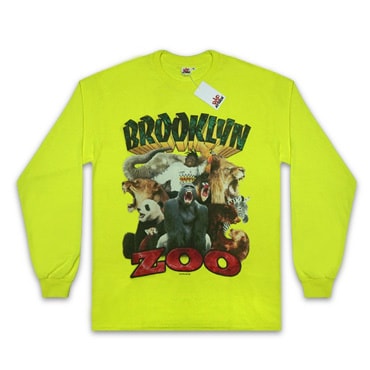 RAP ATTACK ロンT -BK ZOO LS Tee / SAFETY GREEN-