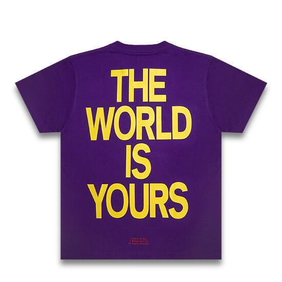 NAS Tシャツ -World Is Yours / PURPLE-