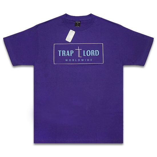 TRAP LORD Tシャツ -BOX S/S TEE PURPLE-