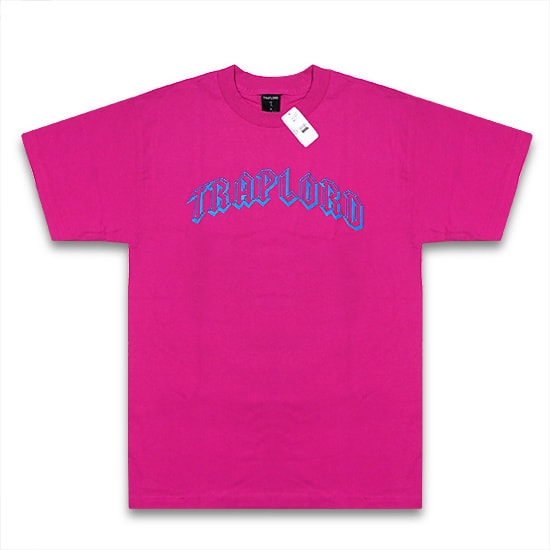 TRAP LORD Tシャツ - ARCHED S/S TEE / HOT PINK-